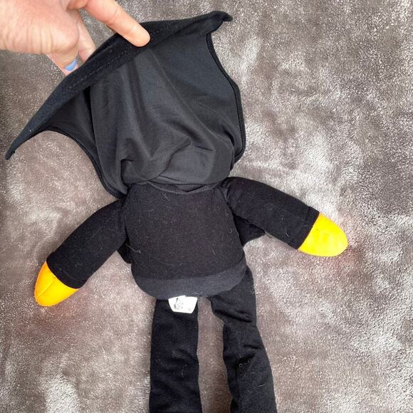 Vintage Dracula Plush Vampire Doll Halloween 22" Stuffed Toy Soft Eyes READ - Picture 7 of 16